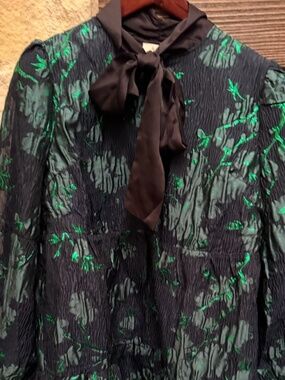 Navy and Green Party dress!
